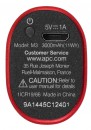 Портативное зарядное устройство APC Mobile Power Pack 3000mAh Li-polymer 1А красный M3RD-EC3