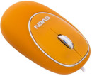Мышь проводная Sven RX-555 Antistress Silent оранжевый USB4