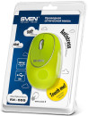 Мышь проводная Sven RX-555 Antistress Silent зелёный USB6