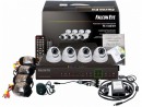 Комплект видеонаблюдения Falcon Eye FE-104AHD-KIT Дом 4 уличные камеры 4-х канальный видеорегистратор установочный комплект2