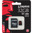 Карта памяти Micro SDHC 32GB Class 10 Kingston SDCA3/32GB + адаптер
