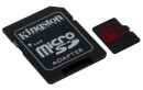 Карта памяти Micro SDHC 32GB Class 10 Kingston SDCA3/32GB + адаптер2
