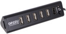 Концентратор USB 2.0 GINZZU GR-315UAB 1 х USB 3.0 6 x USB 2.0 черный3