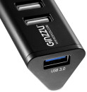 Концентратор USB 2.0 GINZZU GR-315UAB 1 х USB 3.0 6 x USB 2.0 черный5