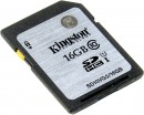 Карта памяти SDHC 16GB Class 10 Kingston UHS-1 SD10VG2/16GB2