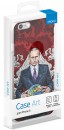 Чехол (клип-кейс) Deppa Art Case Person Путин карта мира для iPhone 6 красный 1000072