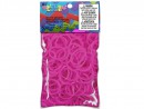 Резинки для плетения Rainbow Loom Светящиеся в темноте Фиолетовый 2049 600 шт