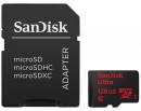 Карта памяти Micro SDXC 128Gb Class 10 Sandisk + адаптер SDSQUNC-128G-GN6MA4
