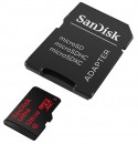 Карта памяти Micro SDXC 128Gb Class 10 Sandisk + адаптер SDSQUNC-128G-GN6MA5