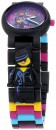 Часы наручные аналоговые Lego Movie с минифигурой Lucy на ремешке черный 90099902