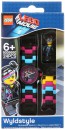 Часы наручные аналоговые Lego Movie с минифигурой Lucy на ремешке черный 90099905
