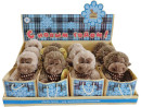 Мягкая игрушка обезьянка Fluffy Family 681154 12 см коричневый плюш