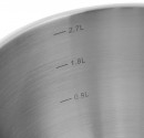 Кастрюля Mayer&Boch 4546 2.7л 20см стеклянная крышка нержавеющая сталь серебристый4