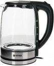 Чайник Vitek VT-7013 2200 Вт 2 л пластик/стекло серебристый чёрный3