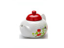 Чайник заварочный Mayer&Boch 23744 0.75 л керамика белый красный рисунок