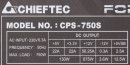 Блок питания ATX 750 Вт Chieftec CPS-750S5