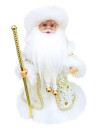 Дед Мороз Новогодняя сказка 972123 40 см 1 шт золотой текстиль музыкальный