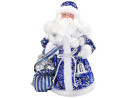 Дед Мороз Новогодняя сказка 949200 25 см 1 шт синий пластик