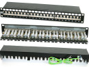 Патч-панель Hyperline PP2-19-24-8P8C-C6A-SH-110D 19" 1U 24 порта RJ-45 категория 6A 110 IDC