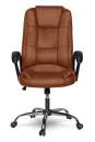 Кресло руководителя College CLG-616 LXH (XH-2222) кожа коричневый2
