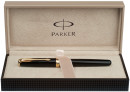 Перьевая ручка Parker Sonnet F530 LaqBlack GT 0.8 мм S08338603