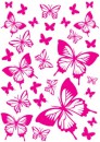Наклейки для стен Decoretto Розовые бабочки AE 4002