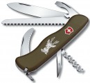 Нож перочинный Victorinox Hunter 0.8873.4 с фиксатором лезвия 13 функций зеленый