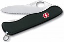 Нож перочинный Victorinox Sentinel One Hand Wavy Edge 0.8413.MW3 111мм с фиксатором 4 функции черный2