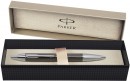 Шариковая ручка автоматическая Parker IM Premium K222 Dark Grey синий M S09087102
