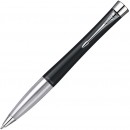 Шариковая ручка поворотная Parker Urban K200 Muted Black синий M S0767030