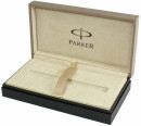 Шариковая ручка поворотная Parker Sonnet Slim K440 Pink Gold CT черный M S09473002