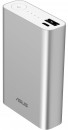 Портативное зарядное устройство Asus PowerBank ABTU005 10050мАч серебристый 90AC00P0-BBT0273