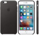 Чехол (клип-кейс) Apple Leather Case для iPhone 6S Plus iPhone 6 Plus чёрный MKXF2ZM/A4