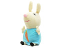 Мягкая игрушка кролик Peppa Pig Ребекка с морковкой 20 см текстиль 29624