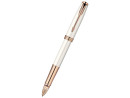 Ручка 5й пишущий узел Parker Sonnet F540 чернила черные корпус бело-золотистый S09759902