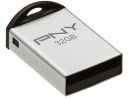 Флешка USB 32Gb PNY Micro M2 Attache P-FDI32G/APPMT2-GE серебристый2
