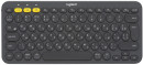 Клавиатура беспроводная Logitech K380 Bluetooth серый 920-007584