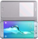 Чехол Samsung EF-CG928PSEGRU для Samsung Galaxy S6 Edge Plus S View G928 серебристый6