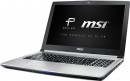 Ноутбук MSI PE60 6QE-084XRU 15.6" 1920x1080 Intel Core i7-6700HQ 1 Tb 8Gb nVidia GeForce GTX 960M 2048 Мб серебристый DOS 9S7-16J514-0843