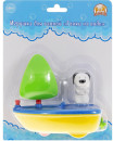 Заводная игрушка для ванны Жирафики Гонки на воде динамические 13 см 681125 в ассортименте3