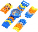 Часы наручные аналоговые Lego Movie с минифигурой Emmet на ремешке разноцветный 80202192