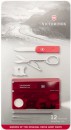 Швейцарская карта Victorinox SwissCard Lite 0.7300.T 13 функций полупрозрачный красный3