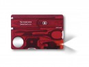 Швейцарская карта Victorinox SwissCard Lite 0.7300.T 13 функций полупрозрачный красный4