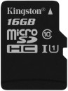 Карта памяти Micro SDHC 16GB Class 10 Kingston SDC10G2/16GBSP2
