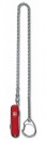 Цепочка Victorinox 4.1813 хромированная с кольцом для ключей и карабином 40см2