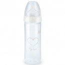 Бутылочка для кормления NUK First Choice New Classic с соской латексной М р.2 250 мл с 6 месяцев белый 107416462