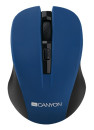 Мышь беспроводная Canyon CNE-CMSW1BL синий USB2