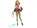 Кукла Barbie Fashionistas Deluxe в брюках и черной куртке 29 см BLR552