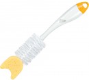 Ёршик NUK для мытья бутылочек 2- в-1 с губкой желтая ручка 102562782