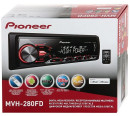 Автомагнитола Pioneer MVH-280FD USB MP3 CD FM 1DIN 4x100Вт черный6